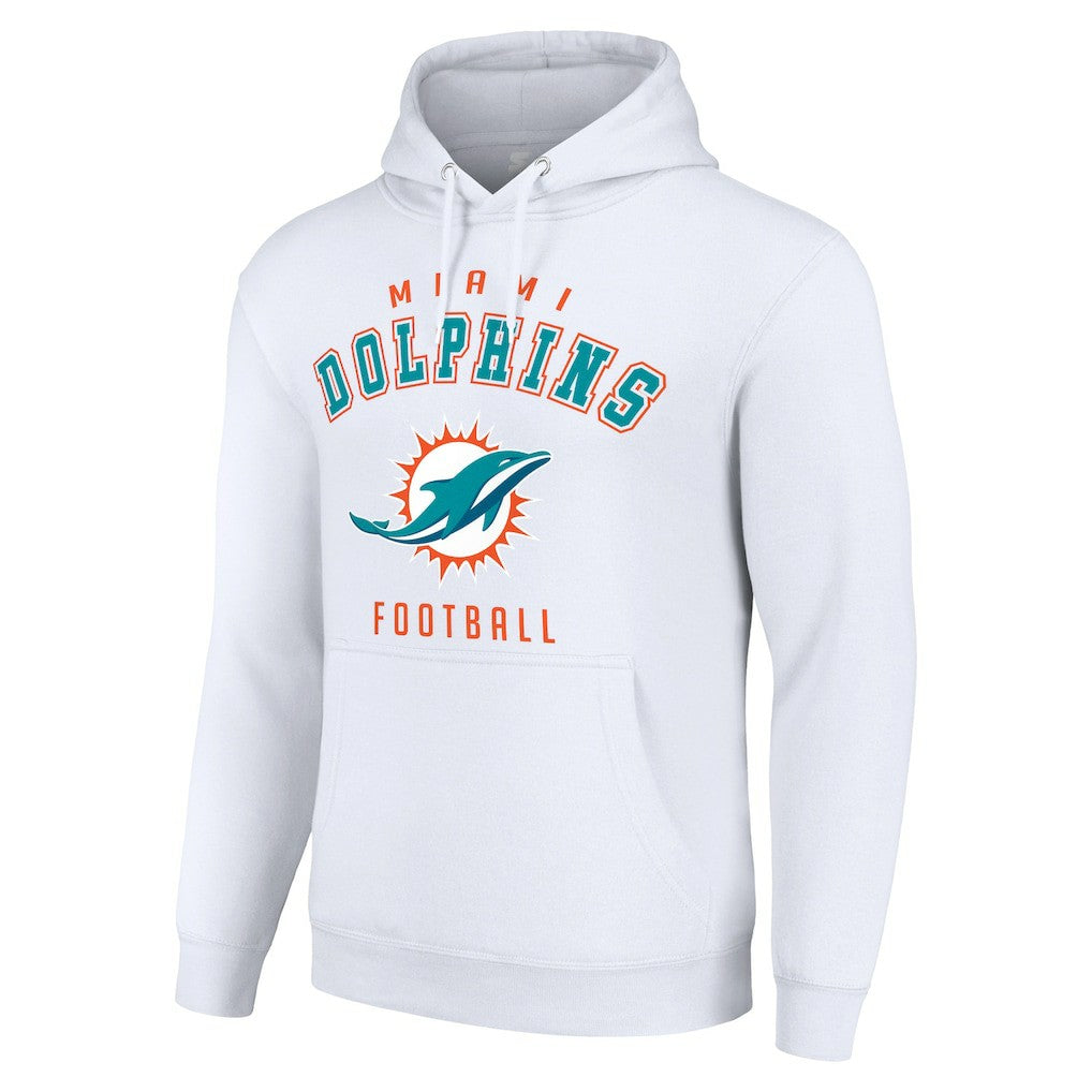Miami Dolphins Starter Unisex Logo Pullover Hoodie - White on sale