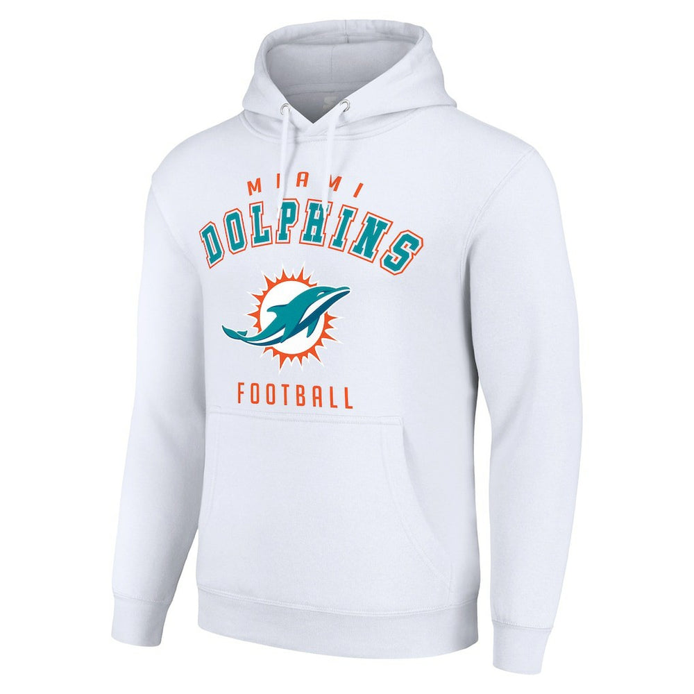 Miami Dolphins Starter Unisex Logo Pullover Hoodie - White on sale