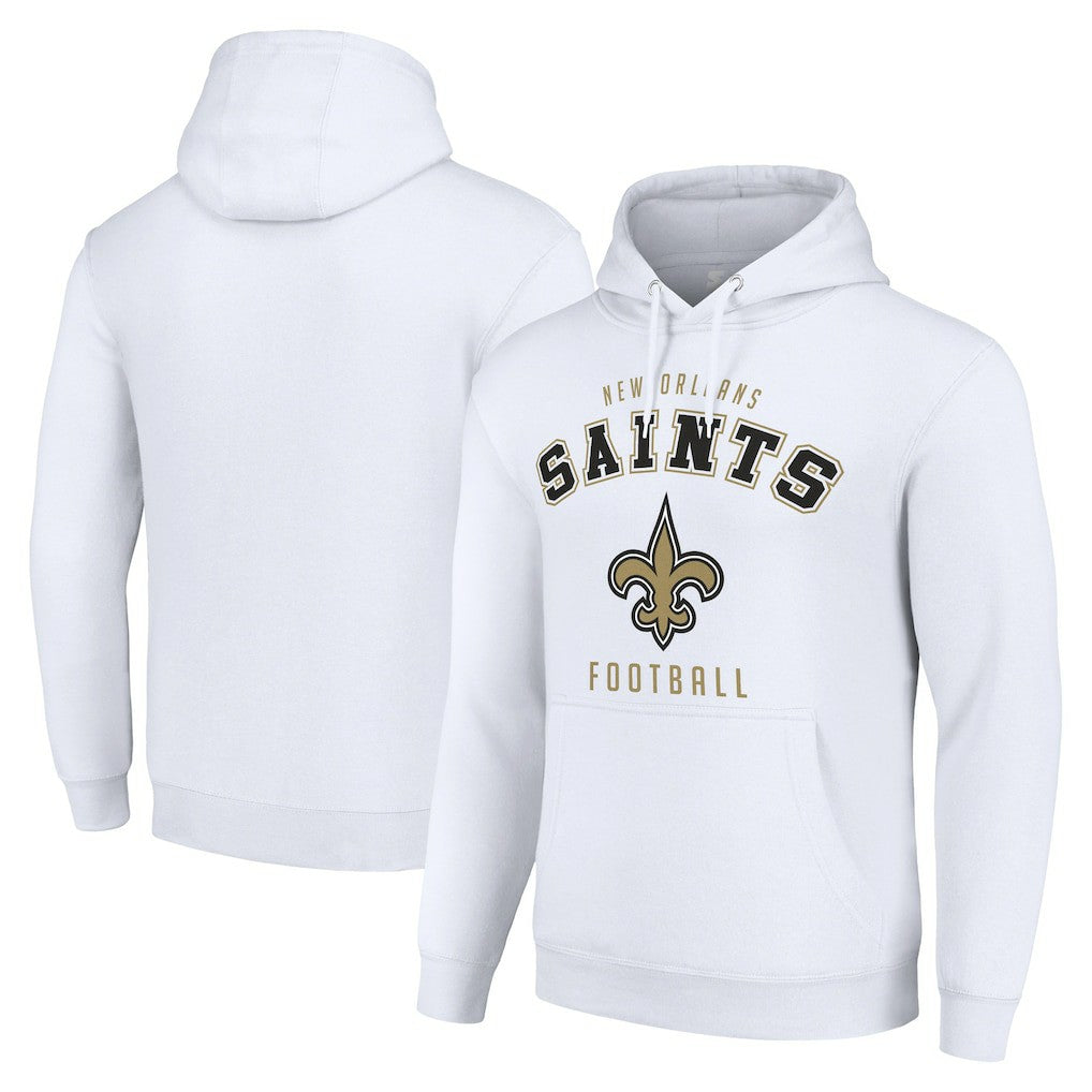 New Orleans Saints Starter Unisex Logo Pullover Hoodie - White discount