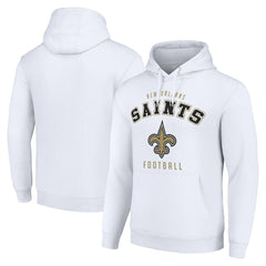 New Orleans Saints Starter Unisex Logo Pullover Hoodie - White discount