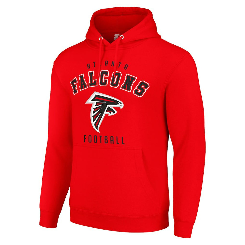 Atlanta Falcons Starter Unisex Logo Pullover Hoodie - Red cheap