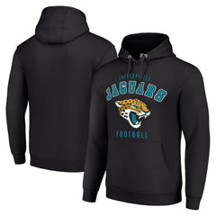 Jacksonville Jaguars Starter Unisex Logo Pullover Hoodie - Black sale