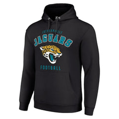 Jacksonville Jaguars Starter Unisex Logo Pullover Hoodie - Black sale