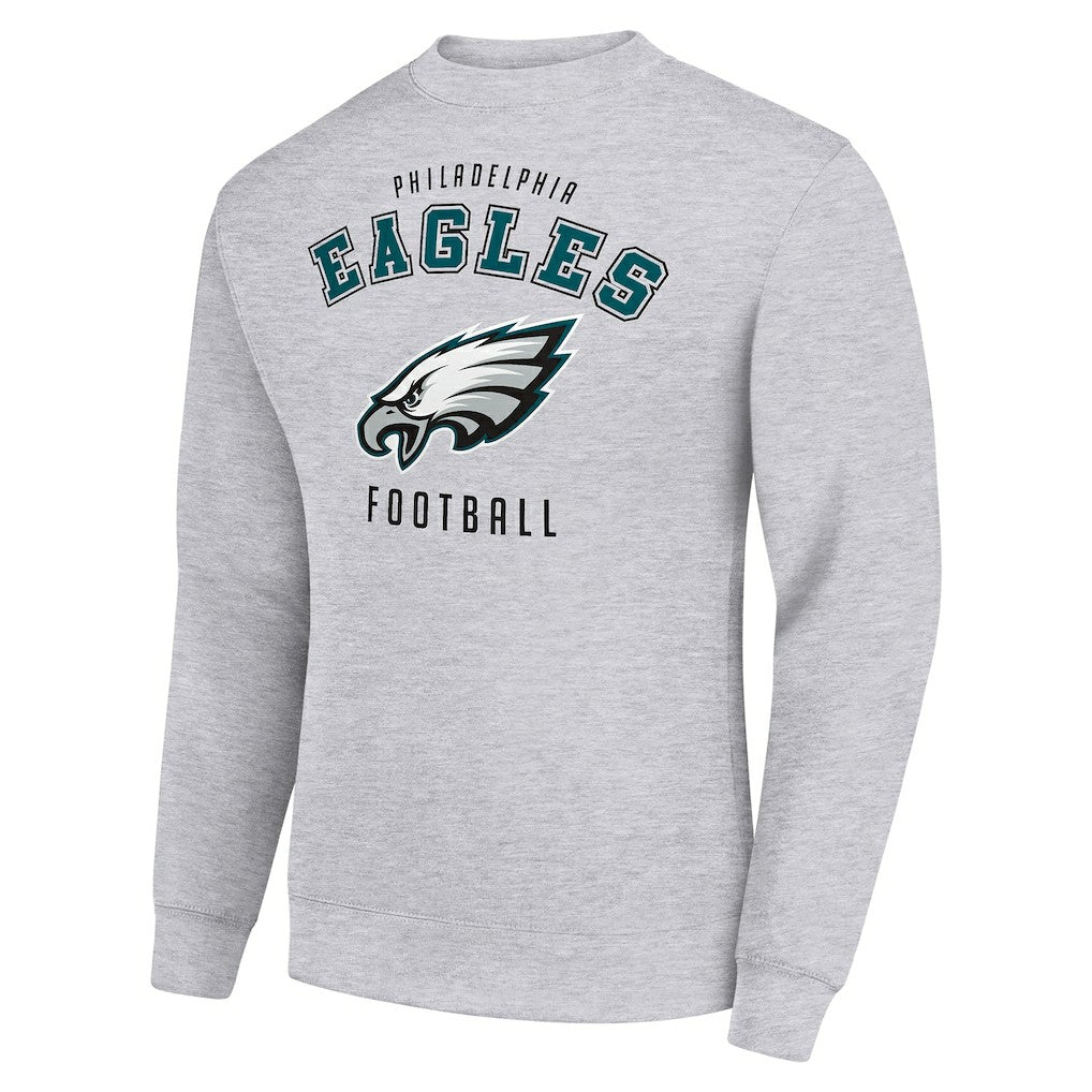 Philadelphia Eagles Starter Team Logo Pullover Sweatshirt - Heather Gray cheap