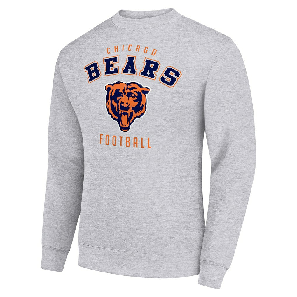 Chicago Bears Starter Team Logo Pullover Sweatshirt - Heather Gray on sale