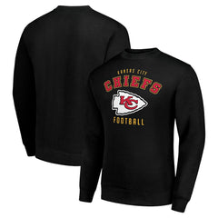 Kansas City Chiefs Starter Team Logo Pullover Sweatshirt - Black for sale