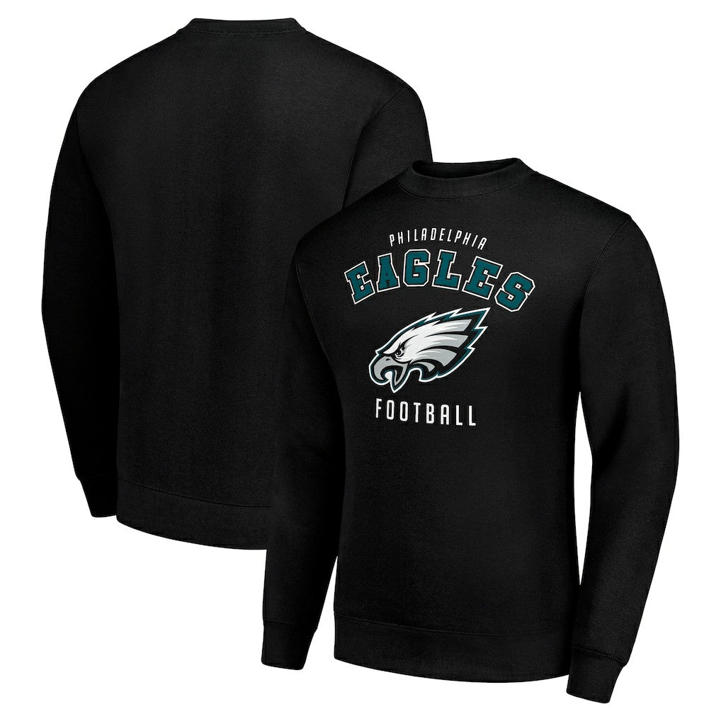 Philadelphia Eagles Starter Team Logo Pullover Sweatshirt - Black cheap