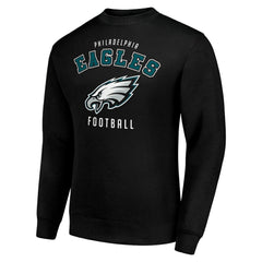 Philadelphia Eagles Starter Team Logo Pullover Sweatshirt - Black cheap