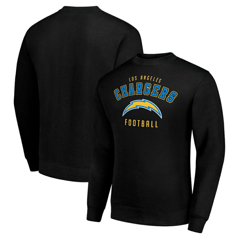 Los Angeles Chargers Starter Team Logo Pullover Sweatshirt - Black discount