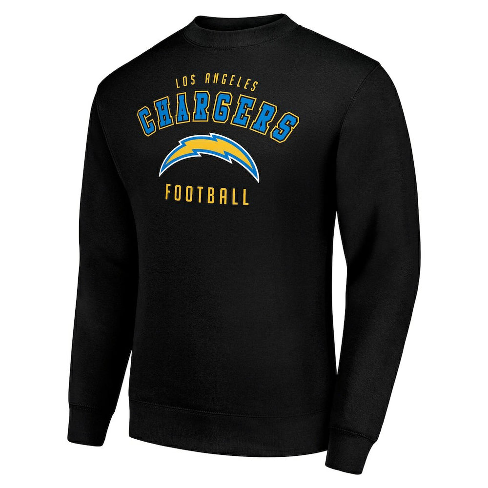 Los Angeles Chargers Starter Team Logo Pullover Sweatshirt - Black discount