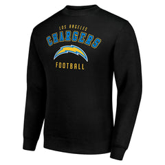 Los Angeles Chargers Starter Team Logo Pullover Sweatshirt - Black discount