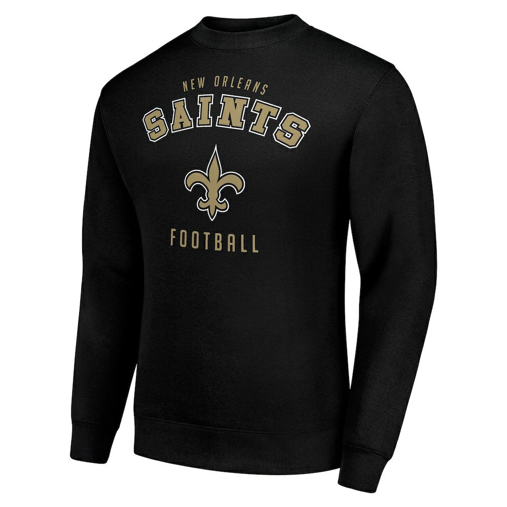 New Orleans Saints Starter Team Logo Pullover Sweatshirt - Black cheap