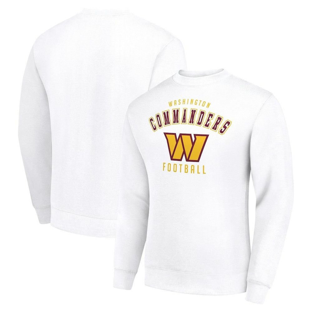 Washington Commanders Starter Team Logo Pullover Sweatshirt - White for sale