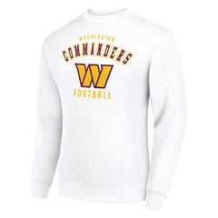 Washington Commanders Starter Team Logo Pullover Sweatshirt - White for sale