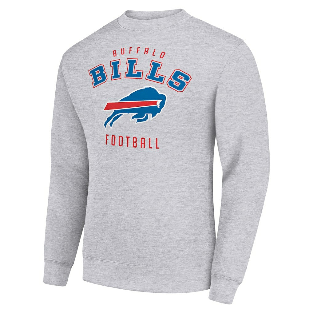 Buffalo Bills Starter Team Logo Pullover Sweatshirt - Heather Gray sale
