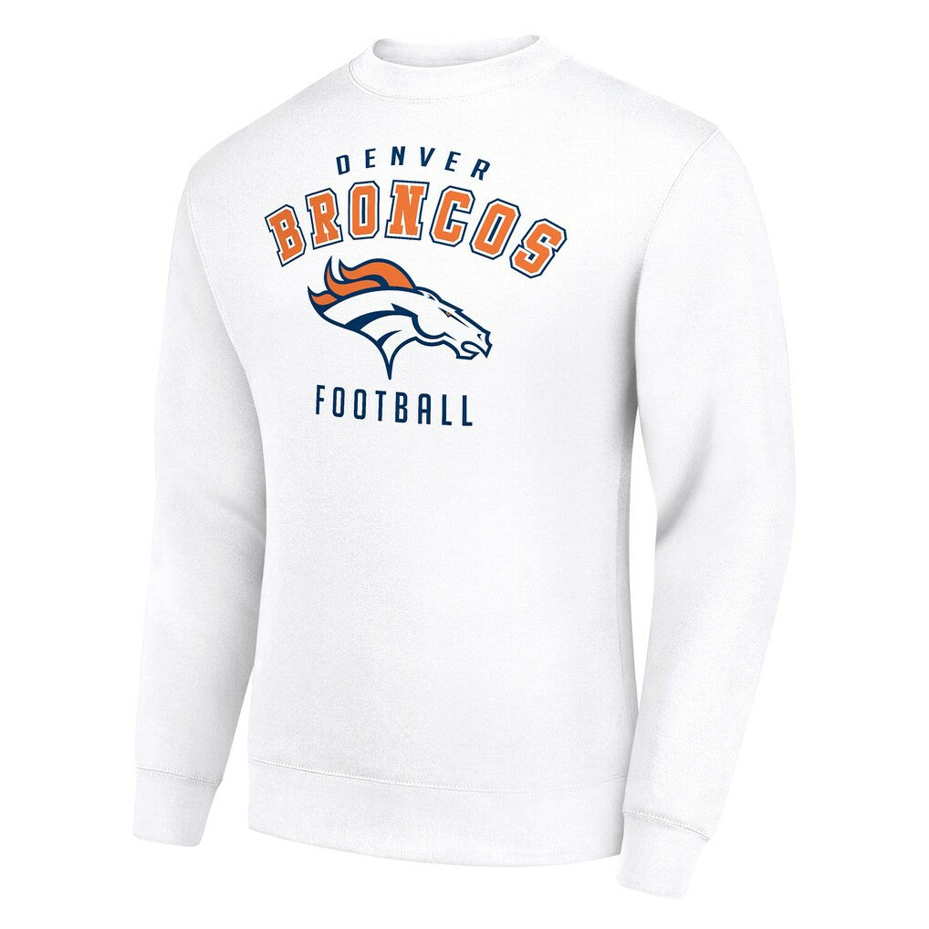 Denver Broncos Starter Team Logo Pullover Sweatshirt - White for sale