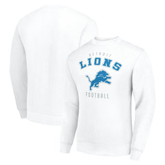 Detroit Lions Starter Team Logo Pullover Sweatshirt - White for sale