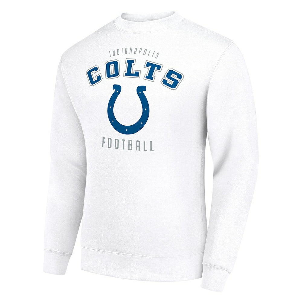 Indianapolis Colts Starter Team Logo Pullover Sweatshirt - White outlet