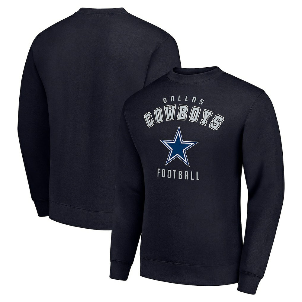 Dallas Cowboys Starter Team Logo Pullover Sweatshirt - Navy for sale