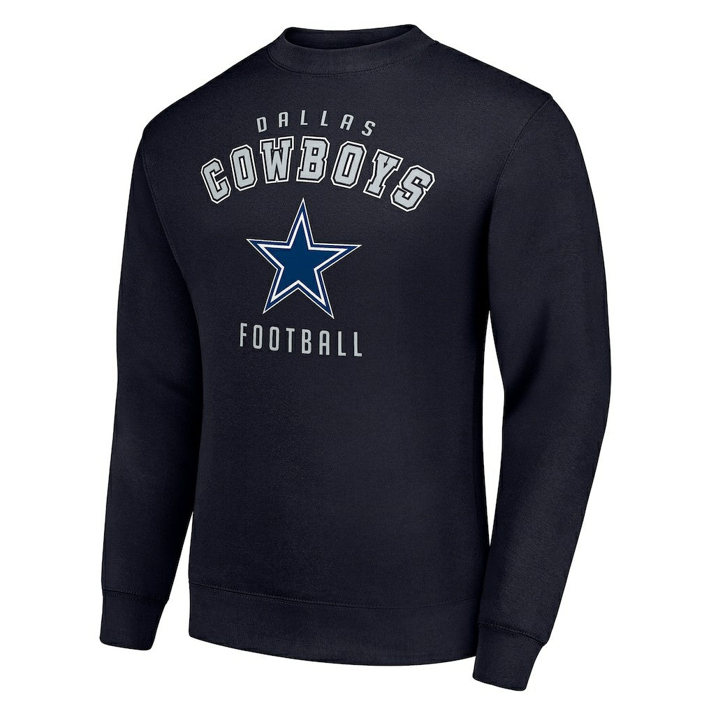 Dallas Cowboys Starter Team Logo Pullover Sweatshirt - Navy for sale