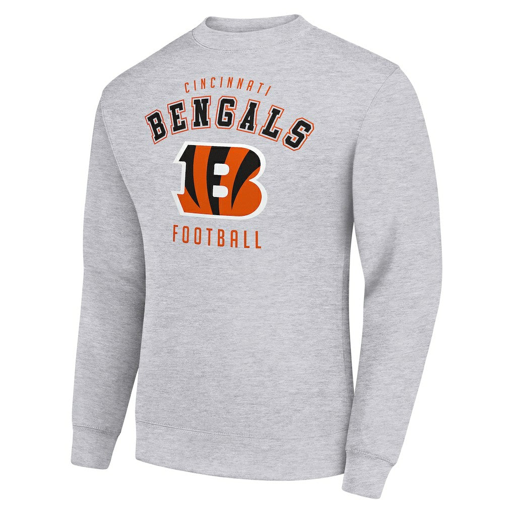 Cincinnati Bengals Starter Team Logo Pullover Sweatshirt - Heather Gray sale