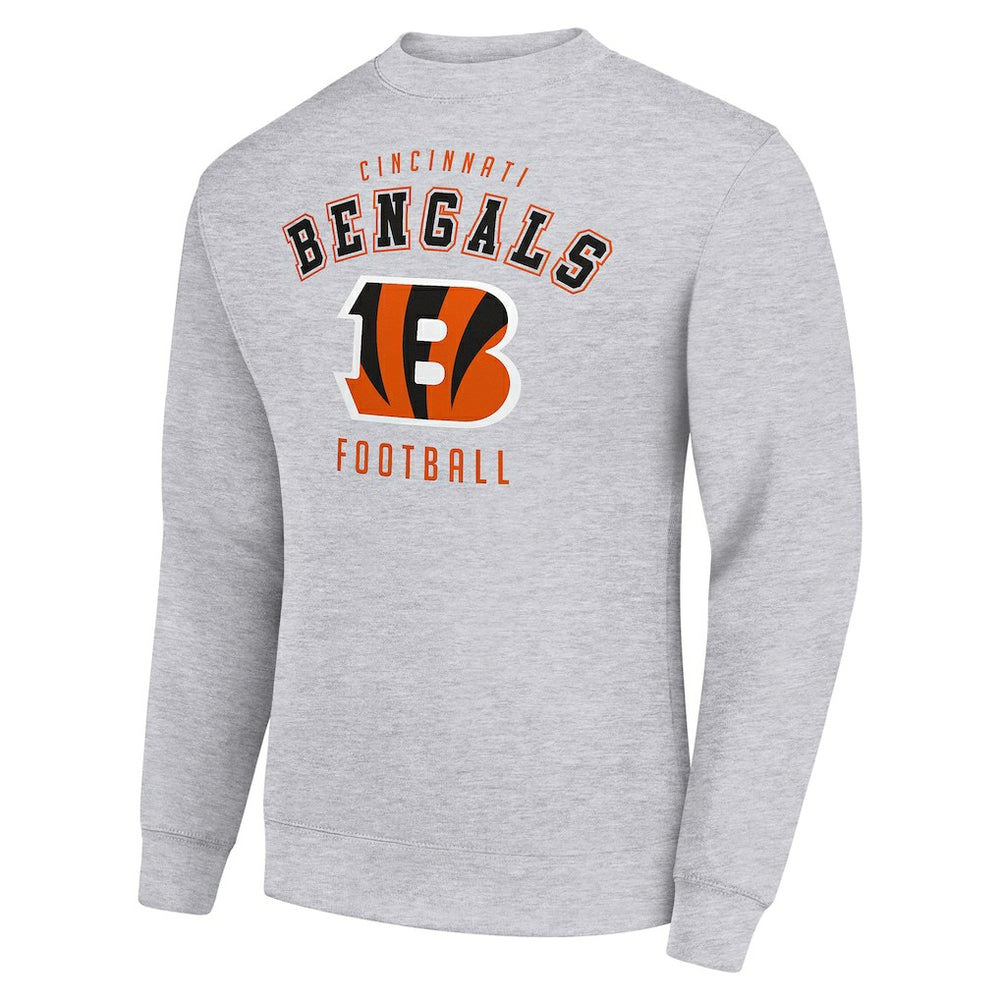 Cincinnati Bengals Starter Team Logo Pullover Sweatshirt - Heather Gray sale