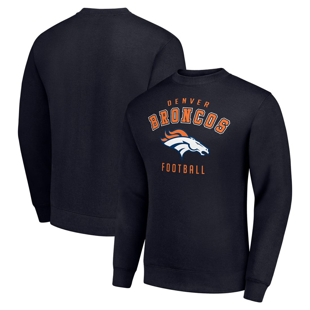 Denver Broncos Starter Team Logo Pullover Sweatshirt - Navy for sale