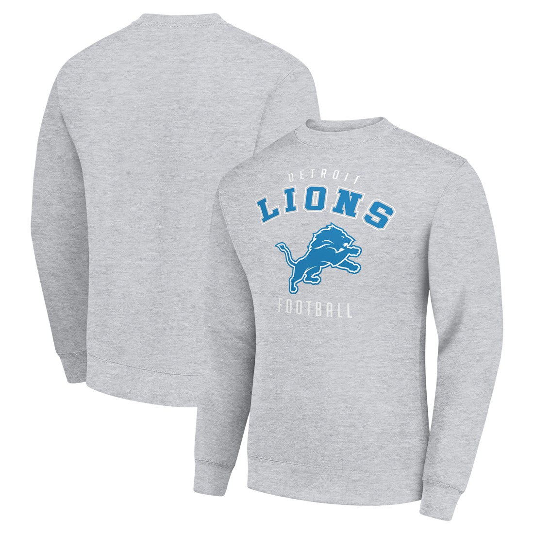 Detroit Lions Starter Team Logo Pullover Sweatshirt - Heather Gray cheap