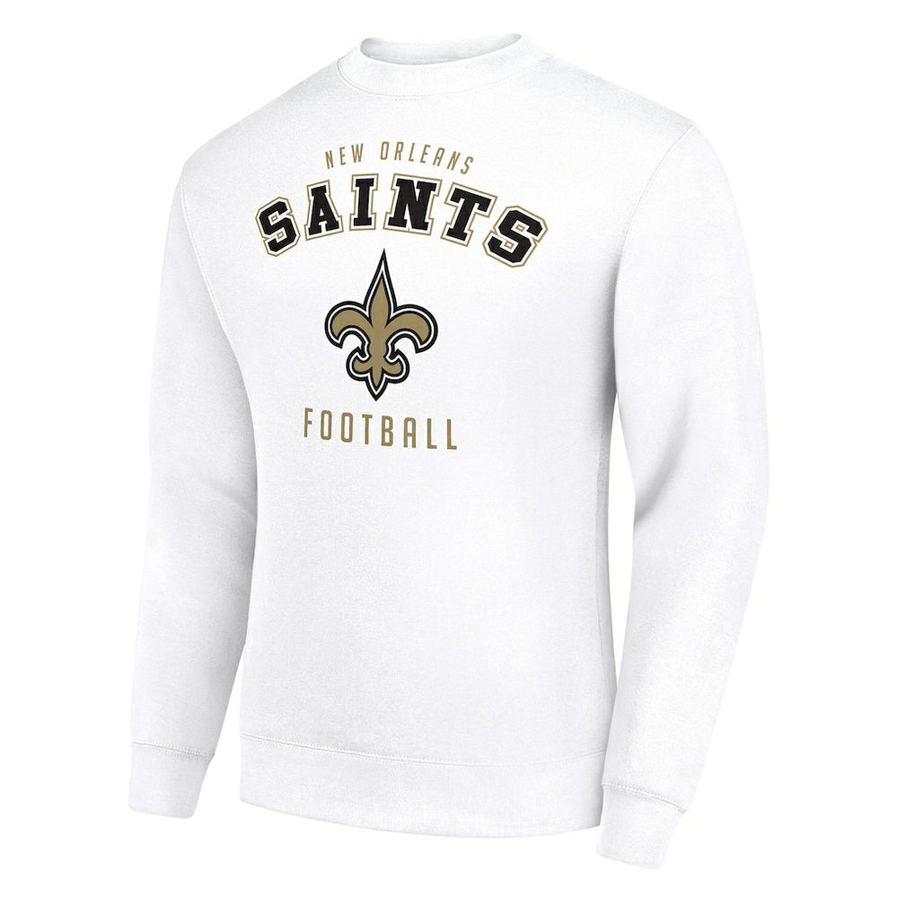New Orleans Saints Starter Team Logo Pullover Sweatshirt - White for sale