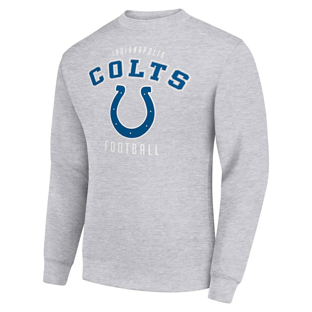 Indianapolis Colts Starter Team Logo Pullover Sweatshirt - Heather Gray on sale