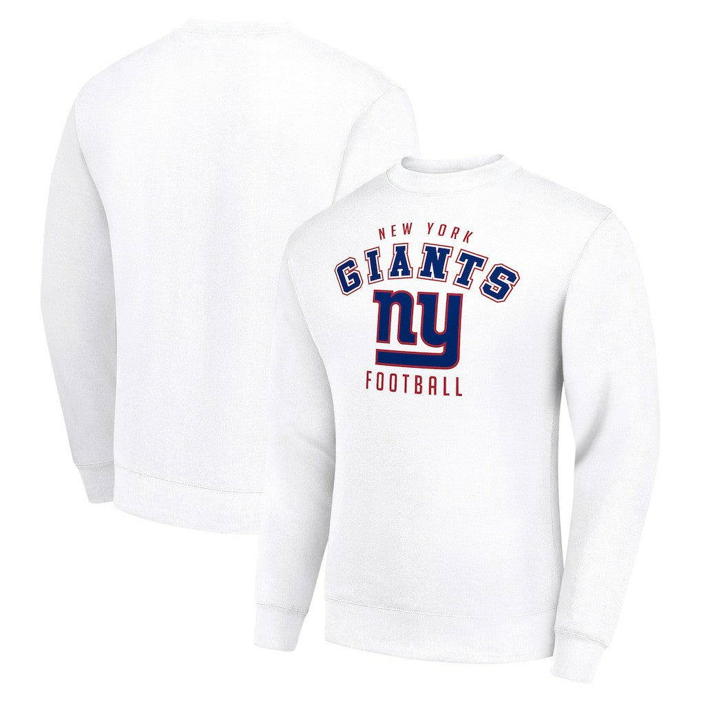 New York Giants Starter Team Logo Pullover Sweatshirt - White for sale