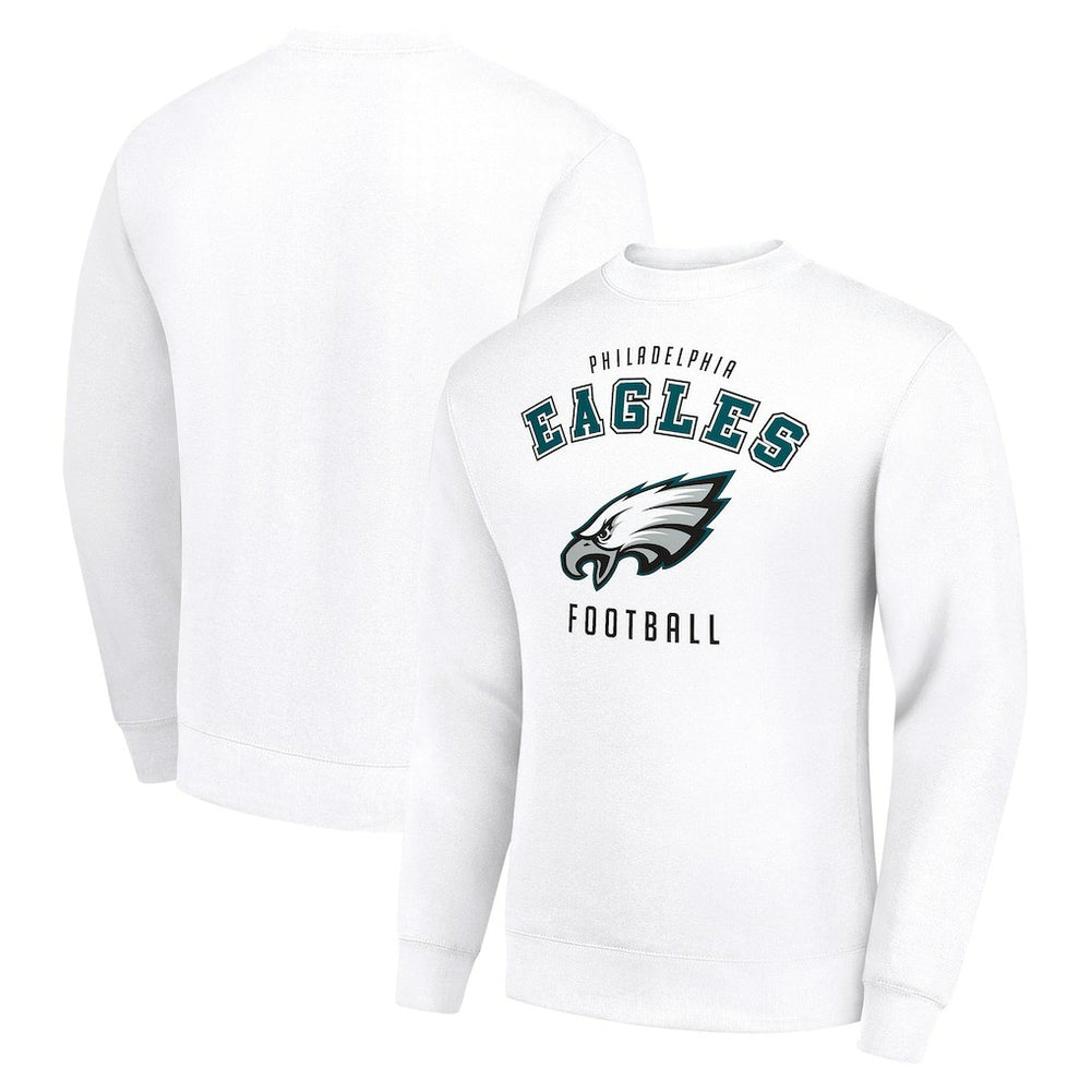 Philadelphia Eagles Starter Team Logo Pullover Sweatshirt - White sale