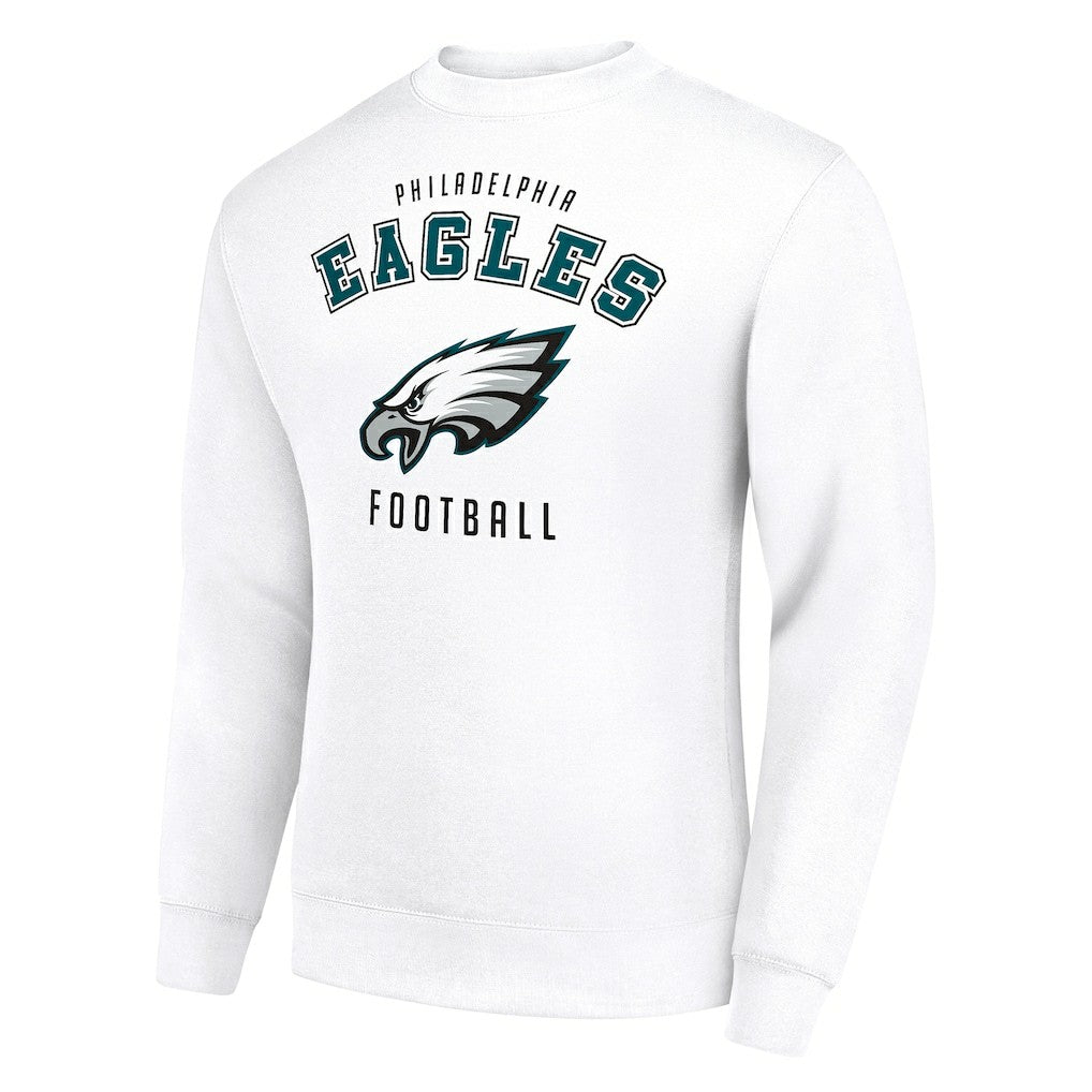 Philadelphia Eagles Starter Team Logo Pullover Sweatshirt - White sale