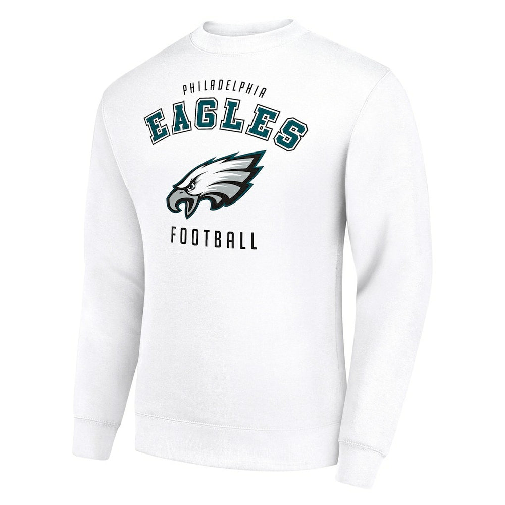 Philadelphia Eagles Starter Team Logo Pullover Sweatshirt - White sale