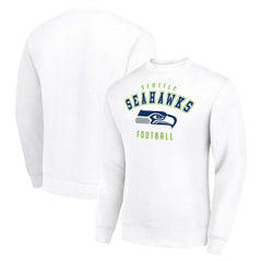 Seattle Seahawks Starter Team Logo Pullover Sweatshirt - White sale