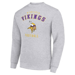 Minnesota Vikings Starter Team Logo Pullover Sweatshirt - Heather Gray online
