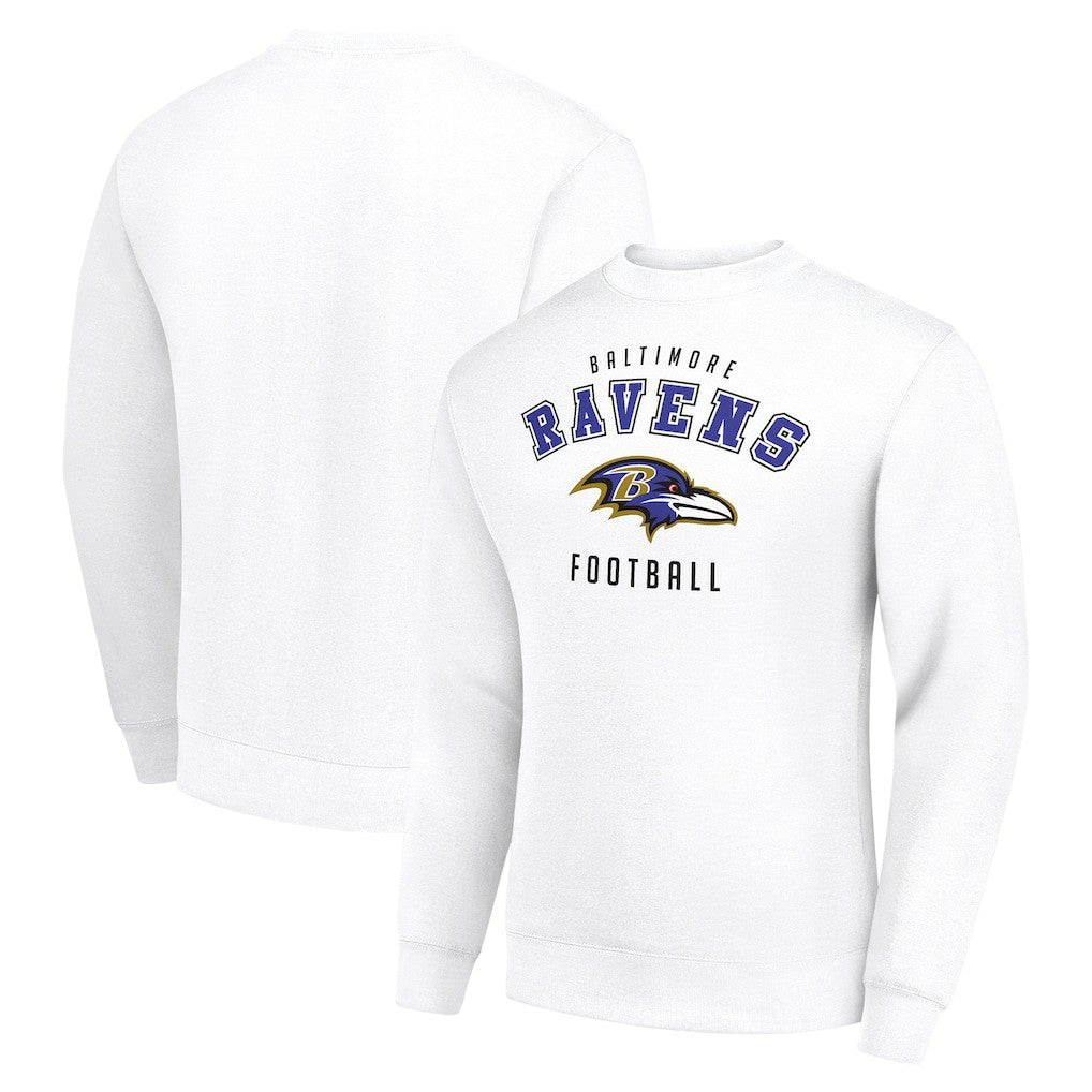 Baltimore Ravens Starter Team Logo Pullover Sweatshirt - White online