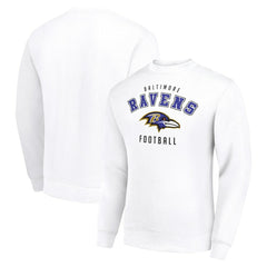 Baltimore Ravens Starter Team Logo Pullover Sweatshirt - White online