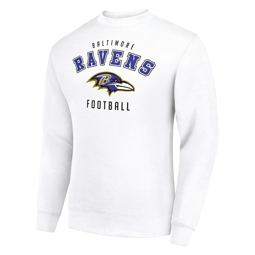 Baltimore Ravens Starter Team Logo Pullover Sweatshirt - White online