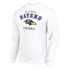 Baltimore Ravens Starter Team Logo Pullover Sweatshirt - White online