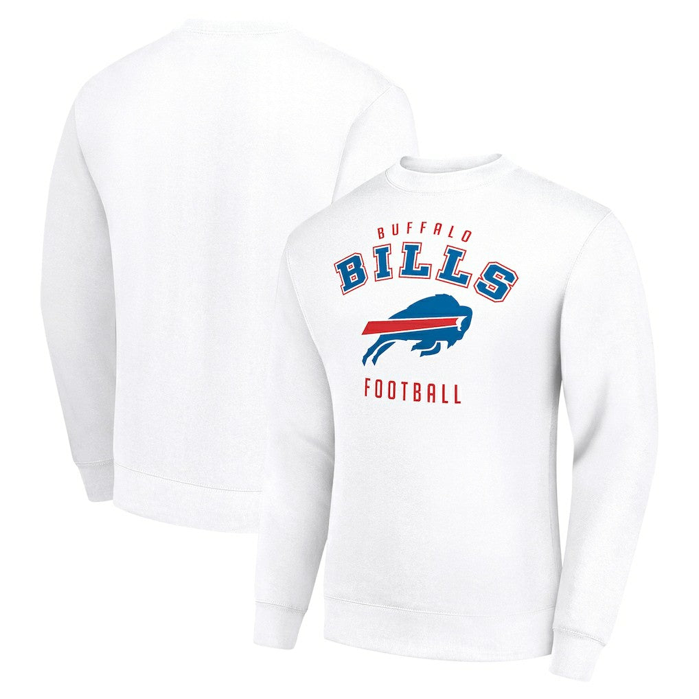 Buffalo Bills Starter Team Logo Pullover Sweatshirt - White for sale