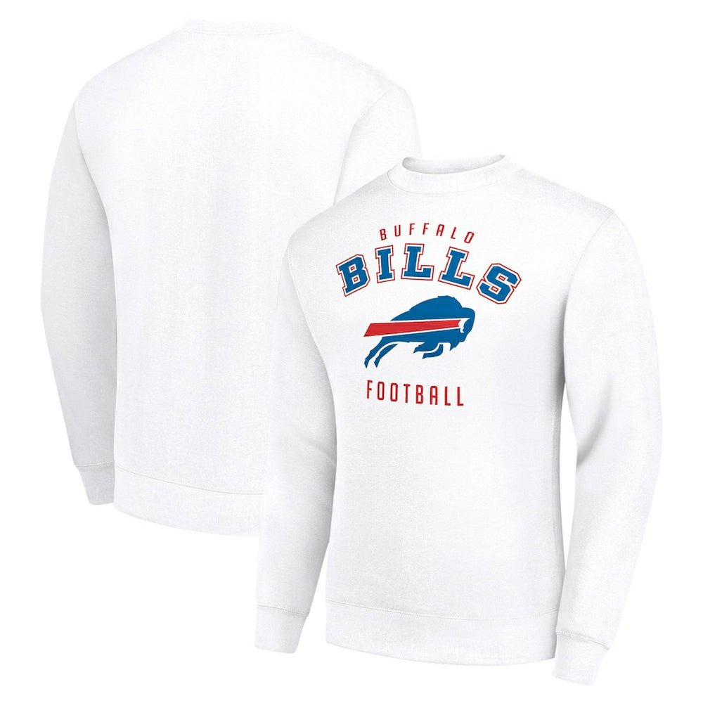 Buffalo Bills Starter Team Logo Pullover Sweatshirt - White for sale