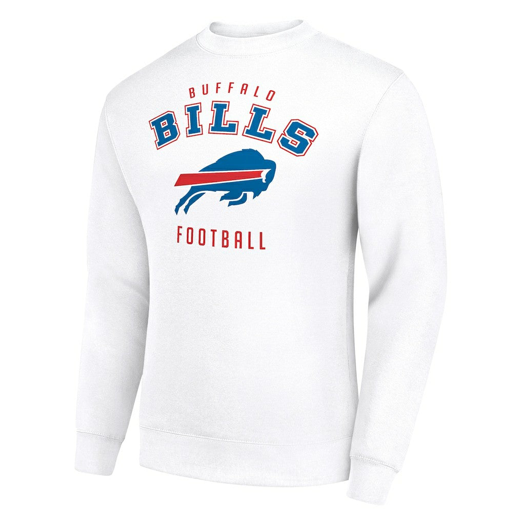 Buffalo Bills Starter Team Logo Pullover Sweatshirt - White for sale