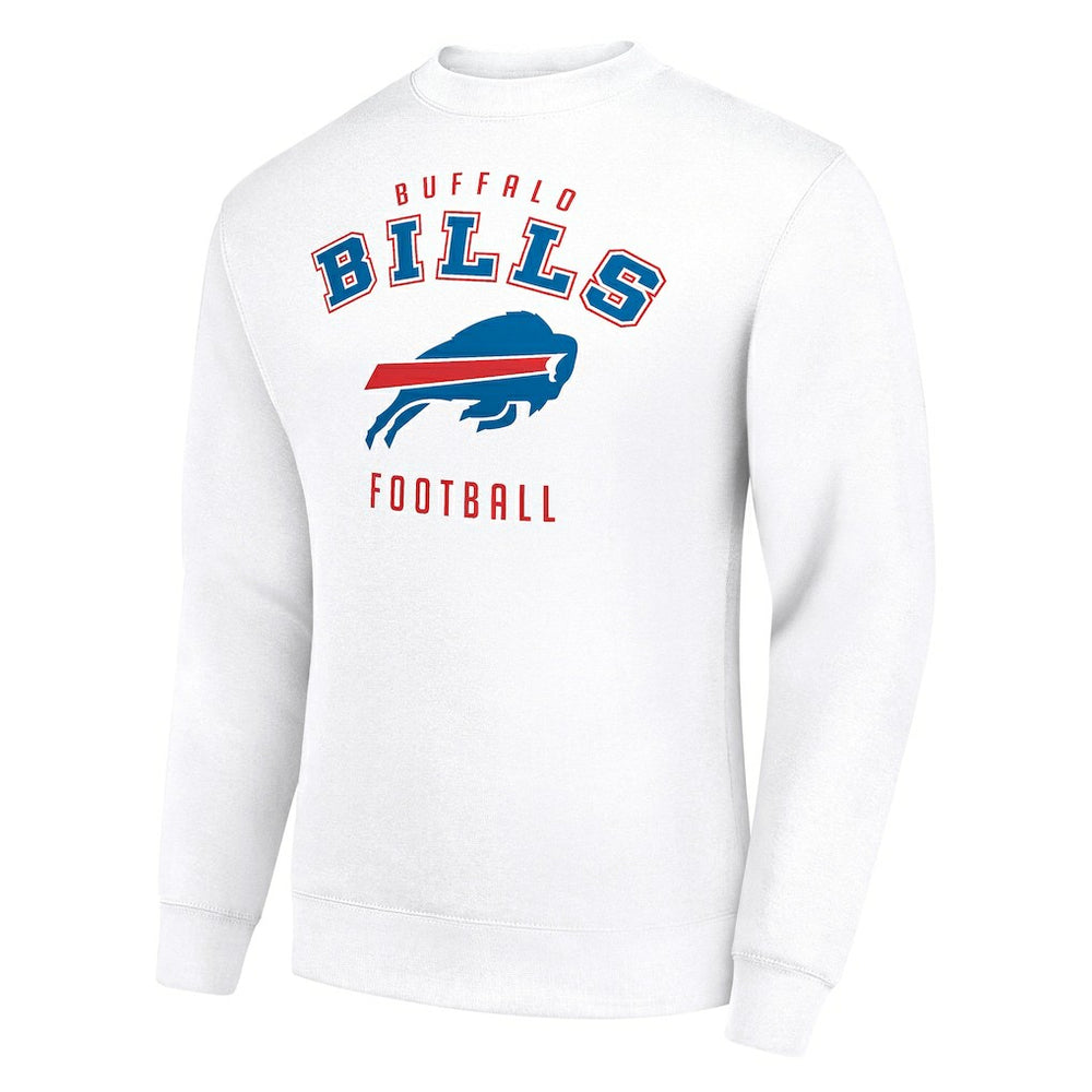 Buffalo Bills Starter Team Logo Pullover Sweatshirt - White for sale