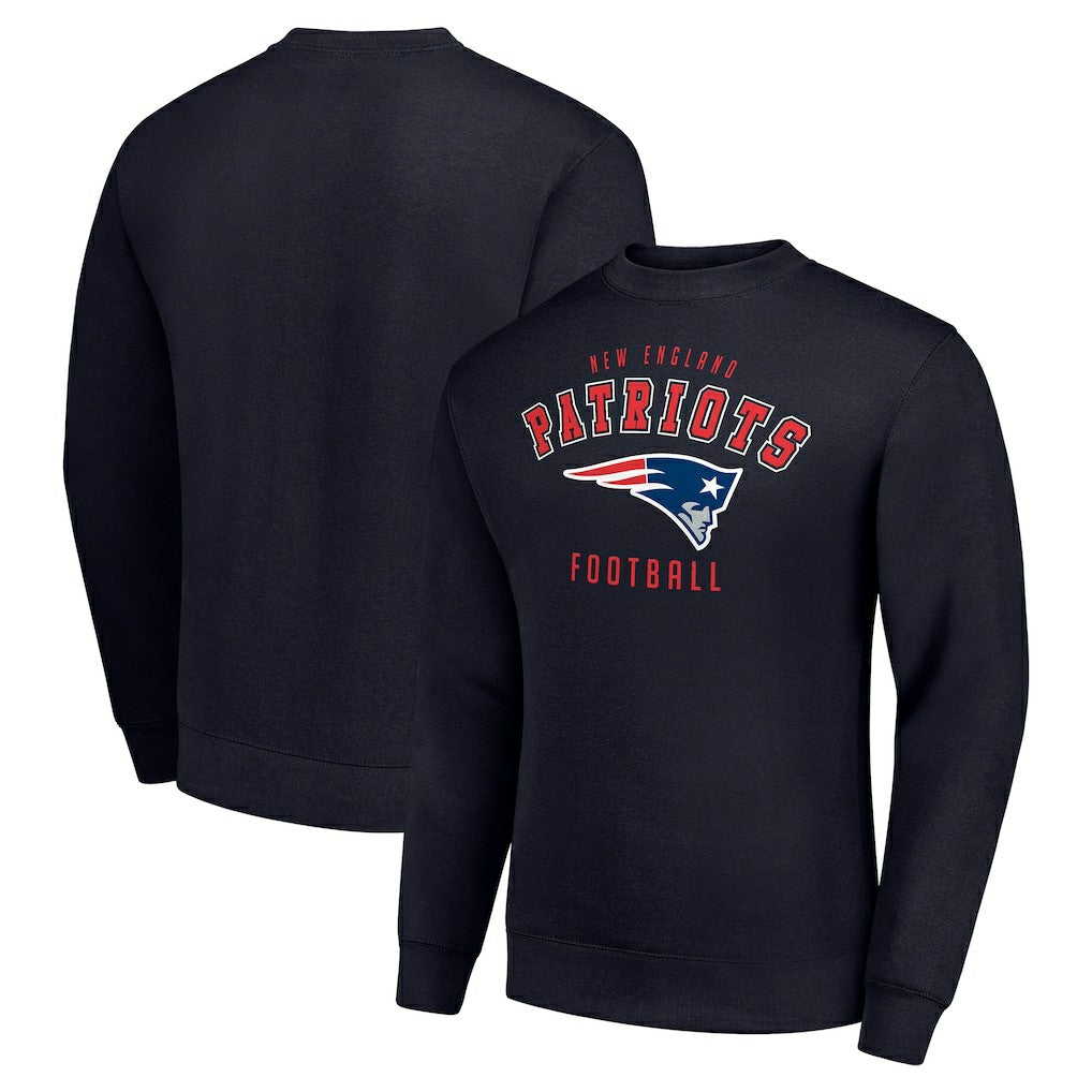 New England Patriots Starter Team Logo Pullover Sweatshirt - Navy outlet