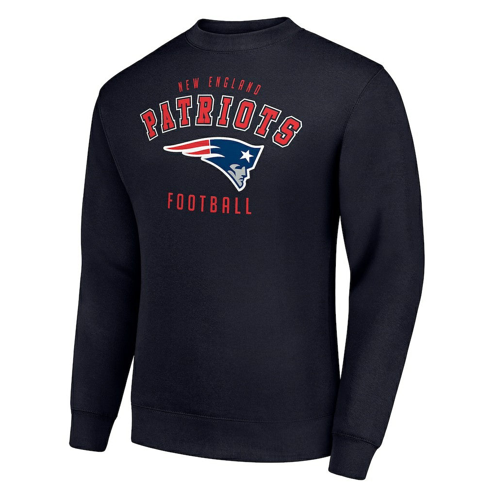 New England Patriots Starter Team Logo Pullover Sweatshirt - Navy outlet