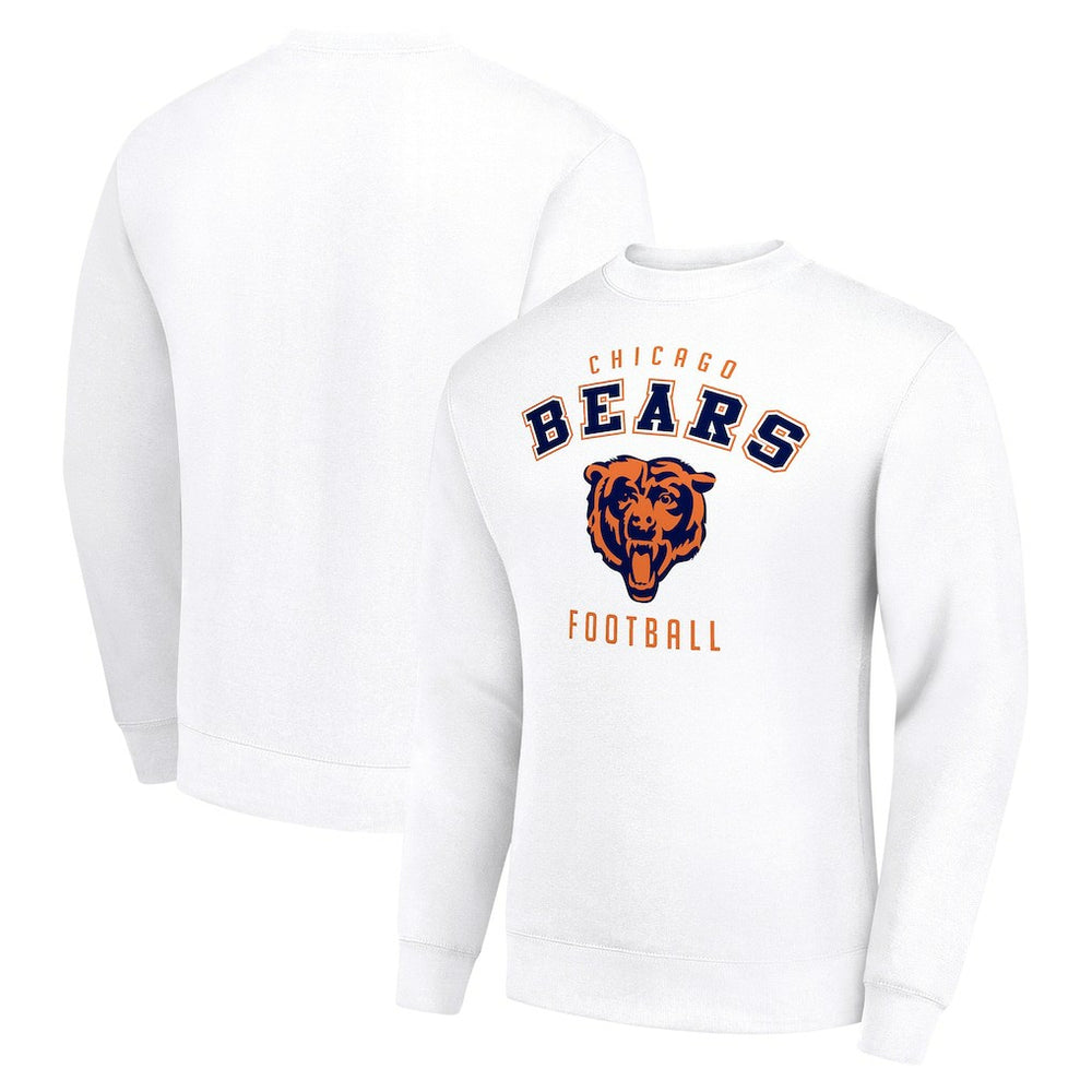 Chicago Bears Starter Team Logo Pullover Sweatshirt - White discount