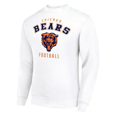 Chicago Bears Starter Team Logo Pullover Sweatshirt - White discount