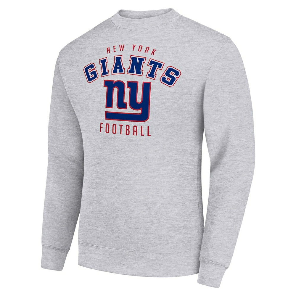 New York Giants Starter Team Logo Pullover Sweatshirt - Heather Gray discount