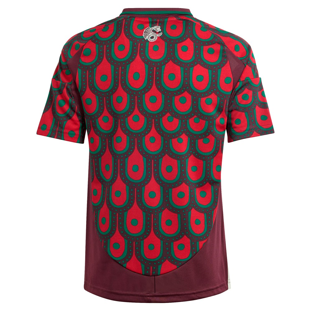 Mexico National Team Youth 2024 Home Replica Jersey - Burgundy | Adidas shop